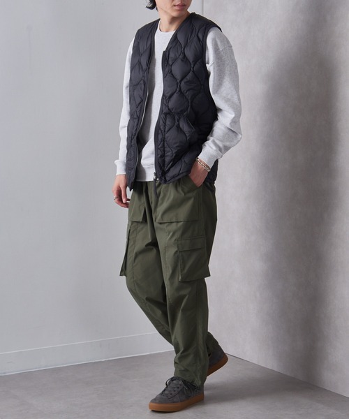 TAION（タイオン） ダウンベスト ベスト 「TAION」MILITARY V NECK W
