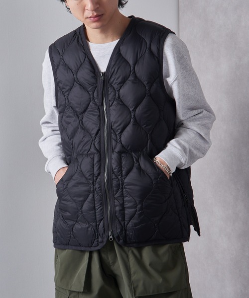 TAION（タイオン） ダウンベスト ベスト 「TAION」MILITARY V NECK W