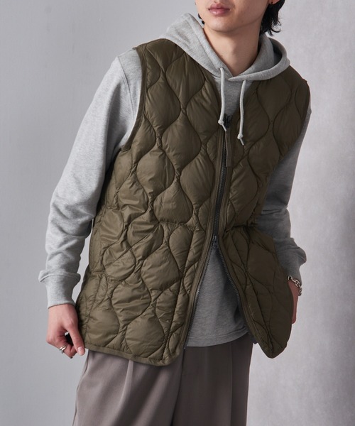 TAION（タイオン） ダウンベスト ベスト 「TAION」MILITARY V NECK W 