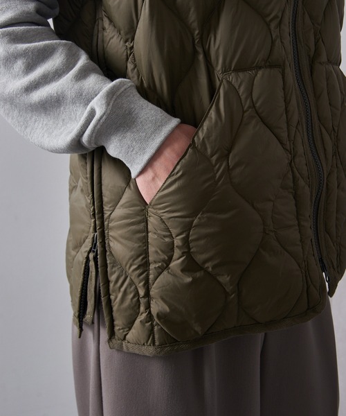 TAION（タイオン） ダウンベスト ベスト 「TAION」MILITARY V NECK W