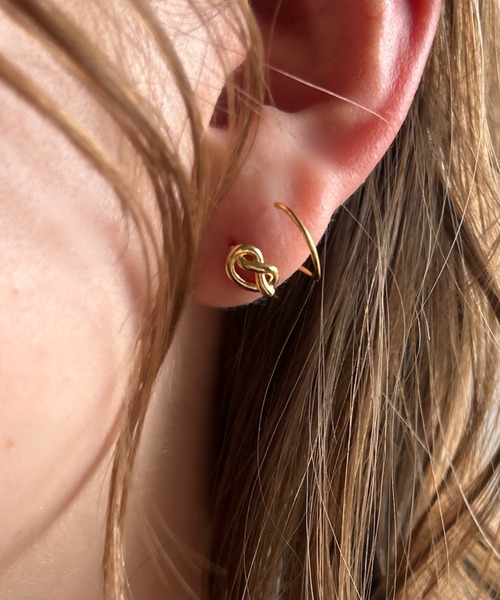 ワンストローク ピアス パール ワンストローク ピアス | ete bijoux