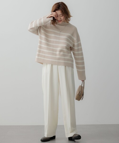 23区（ニジュウサンク） ニット セーター 「Oggi2月号掲載/洗える