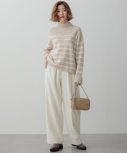 23区（ニジュウサンク） ニット セーター 「Oggi2月号掲載/洗える