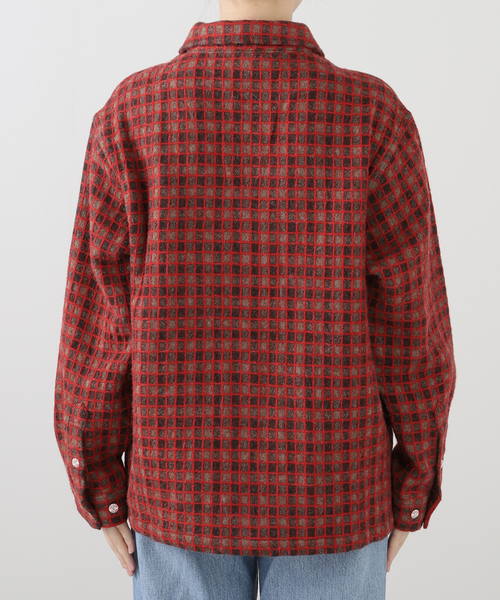 BRAIN DEAD（ブレインデッド） ブラウス シャツ CHECK MATE FLANNEL