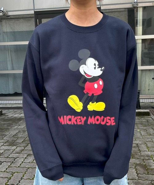 トレーナー スウェット HOUSTON / MICKEY C/N SWEAT / 22257 レディース メンズ