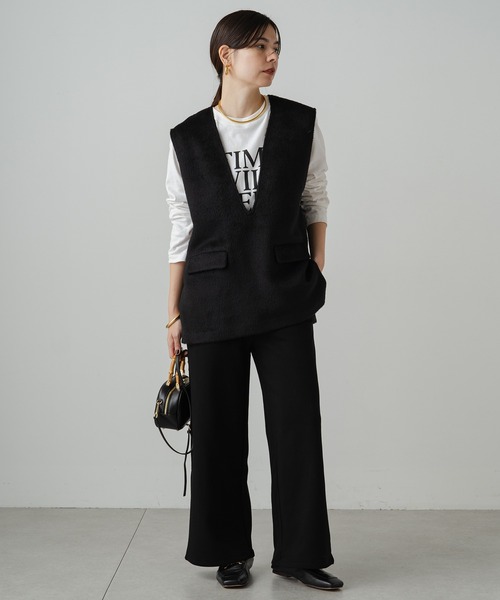 Loungedress 「LOUNGEDRESS」 ノースリーブブラウス FREE グレー
