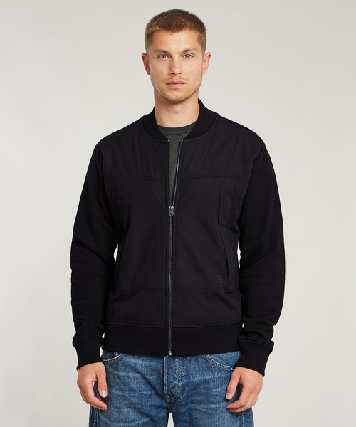 G-STAR RAW ブルゾン アウター Woven Mix Relaxed Sweater/異素材