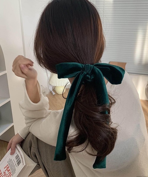 TONE SELECT GOODS シュシュ pur chouchou/ロング ベロア リボン