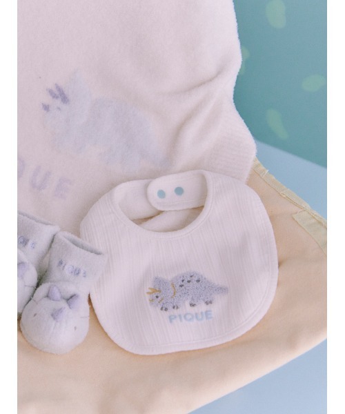gelato pique スタイ よだれかけ 「BABY」ダイナソー柄スタイ