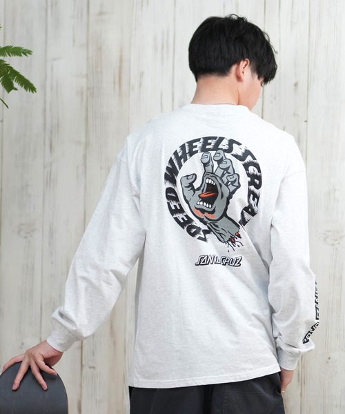 超希少 サンタクルーズ 白サークル ロンT SANTA CRUZ（サンタクルーズ） tシャツ 「ムラサキスポーツ限定