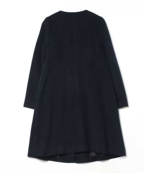 TO BE CHIC（トゥー ビー シック） ノーカラーコート 42 ダーク