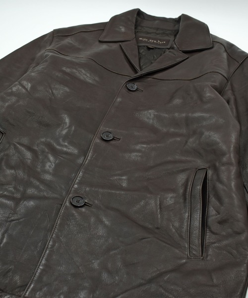 革ジャン ライダース 90-00's MARK NEW YORK レザージャケット メンズ
