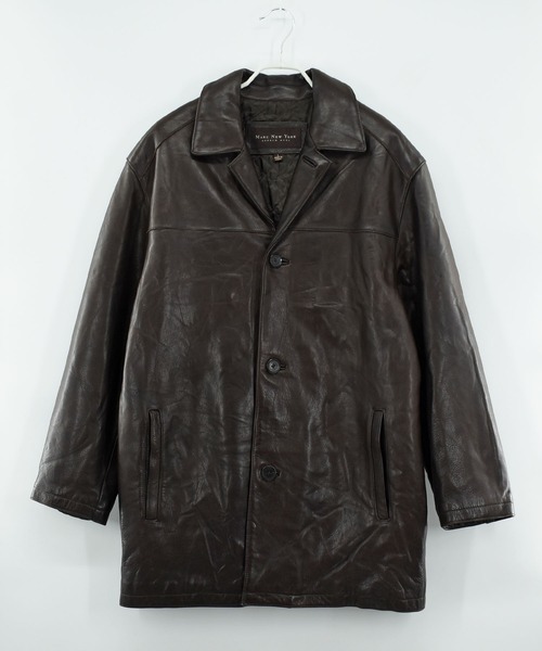 革ジャン ライダース 90-00's MARK NEW YORK レザージャケット メンズ