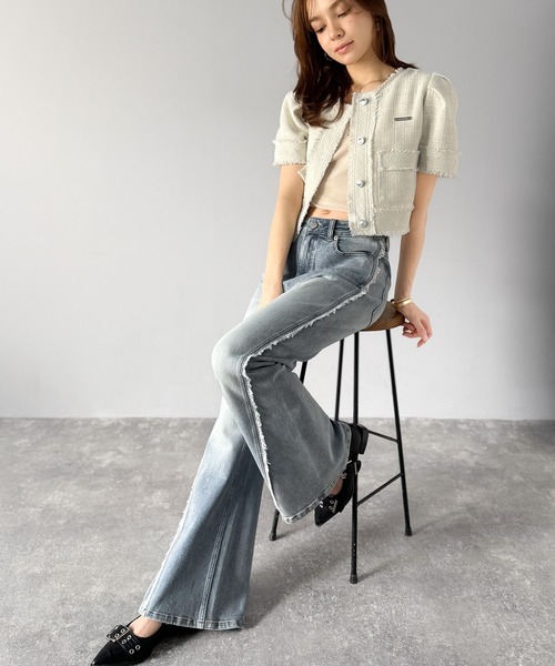 mily bilet ジーンズ デニム デニムパンツ 「mily bilet」とにかく美脚