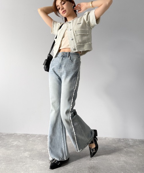 mily bilet ジーンズ デニム デニムパンツ 「mily bilet」とにかく美脚