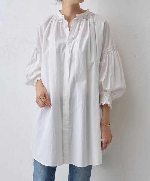 BEARDSLEY ブラウス シャツ トリプルシャーリングシャツ