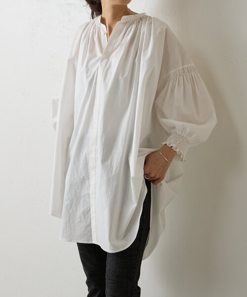 BEARDSLEY ブラウス シャツ トリプルシャーリングシャツ