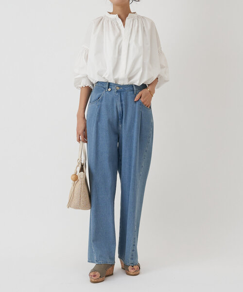 BEARDSLEY ブラウス シャツ トリプルシャーリングシャツ