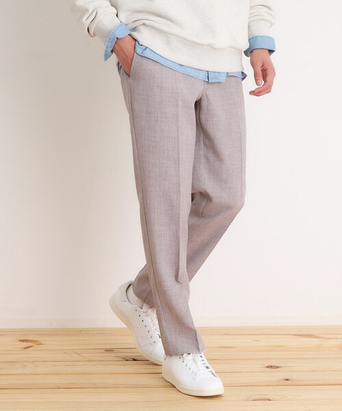 THE SHOP TK パンツ リネンライクスラックス 「セットアップ可