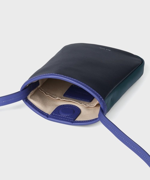 すぐ届く【Paul Smith】ギフト ソフトレザー ミニショルダー ソフトレザー ミニショルダーバッグ（ネイビー） ｜ポール・スミス