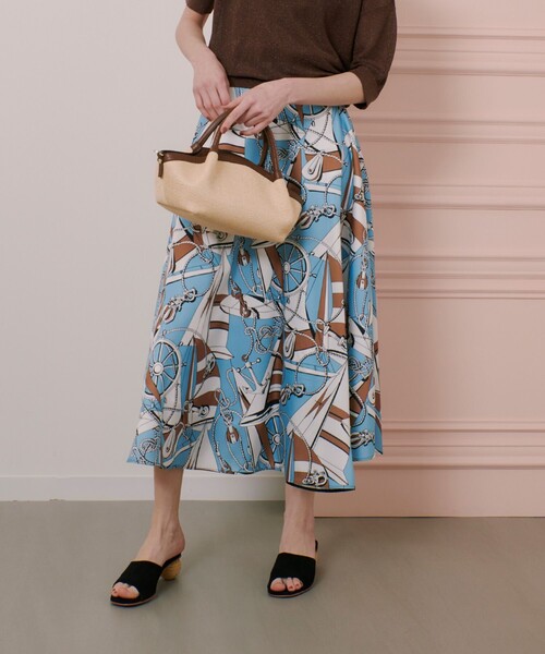 LOULOU WILLOUGHBY サークルレースフレアスカート 1 アイボリー LOULOU WILLOUGHBY（ルルウィルビー） スカート 「LOULOU WILLOUGHBY