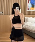 水着 体型カバー 「Y2Kガーリー」 大人可愛...の詳細画像1