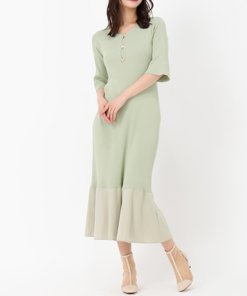 MISCH MASCH（ミッシュマッシュ） ワンピース 2025春夏新作 フロント釦  