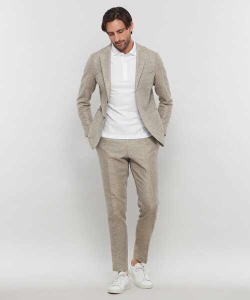 ジャケット テーラードジャケット 「BREASY JACKET」「2025春夏モデル」LENO CLOTH セットアップジャケット メンズの画像