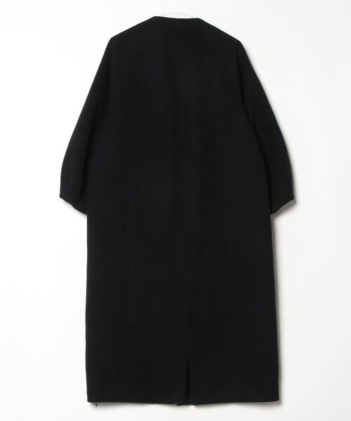 PUBLIC TOKYO（パブリックトウキョウ） ノーカラーコート 1 ブラック