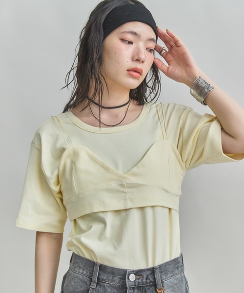 tシャツ 「ZOZO限定」BACK OPEN TSHIRT×STICH BUSTER レディース