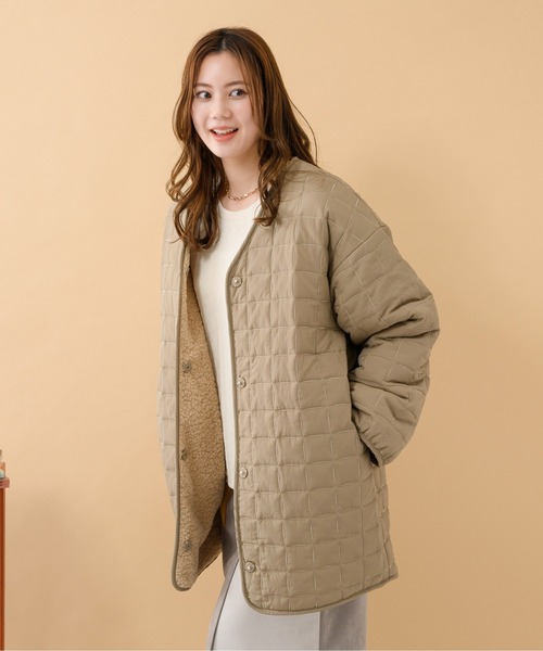 「KATHARINE ROSS」 「PalmRiche」コート MEDIUM ベージュ レディース_画像7