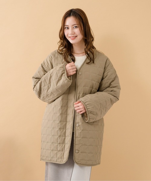 「KATHARINE ROSS」 「PalmRiche」コート MEDIUM ベージュ レディース_画像8