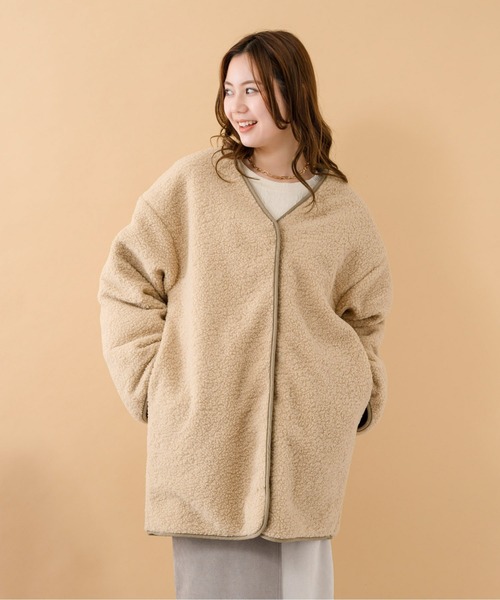 「KATHARINE ROSS」 「PalmRiche」コート MEDIUM ベージュ レディース_画像9