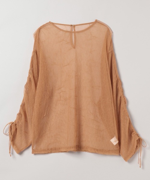 JEANASIS tシャツ プリーツワッシャーシアープルオーバー/494479