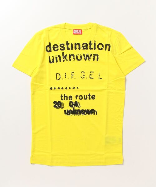 DIESEL ホワイト 半袖Tシャツ DIESEL PayPay最大12% FINAL SALE ディーゼル メンズ Tシャツ T