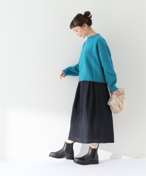 Spick＆Span 「Spick & Span」 フレアスカート 36 ネイビー