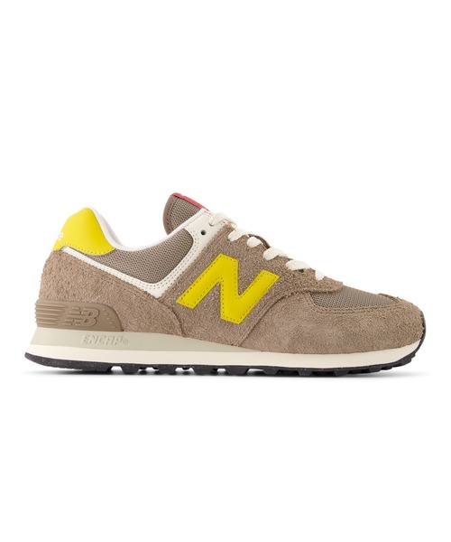 New Balance 574 グレー/イエロー スニーカー New Balance、2020春夏新作「574」モデル発売 | HIGHSNOBIETY.JP