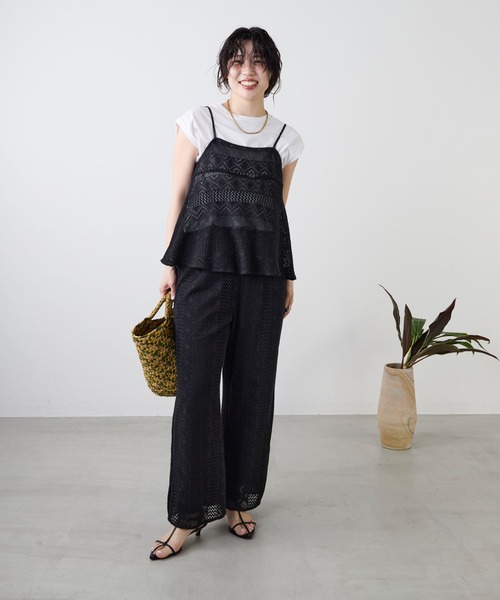 キャミソール EARIH アーリ / C-CHIFFON BACK RIBON CAMI シフォンバックリボンキャミソール / BB10016 EARIH アーリ / C-CHIFFON BACK RIBON CAMI シフォンバック