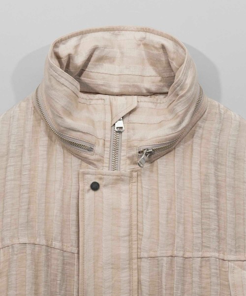 【Maison Special】ショルダー ジップ ナイロン ブルゾン MAISON SPECIAL 「MAISON SPECIAL」 ジップアップブルゾン 1