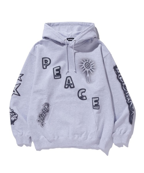 X-LARGEパーカー XLARGE パーカー AIRBRUSH PULLOVER HOODED SWEATSHIRT メンズ