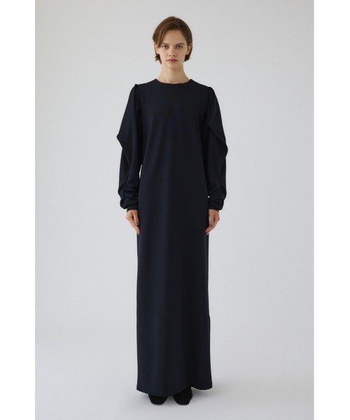 RIM.ARK パーティードレス ワンピース Drape sleeve cut dress