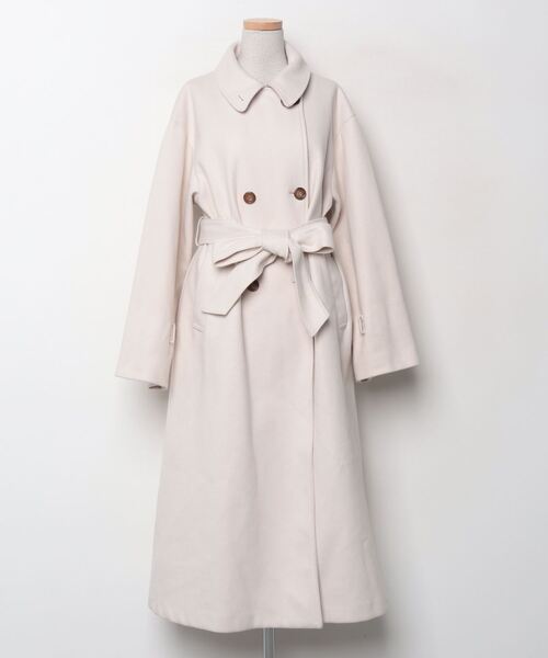 「one after another NICE CLAUP」 コート LARGE アイボリー レディース_画像3