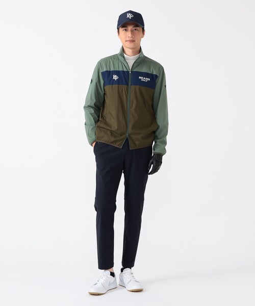 BEAMS GOLF スラントジップナイロンブルゾン BEAMS GOLF（ビームス ゴルフ）BEAMS GOLF ORANGE LABEL