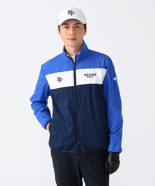 ビームスゴルフジャケット ジッパー付き 楽天市場】BEAMS GOLF ビームスゴルフ 2WAYジップジャケット
