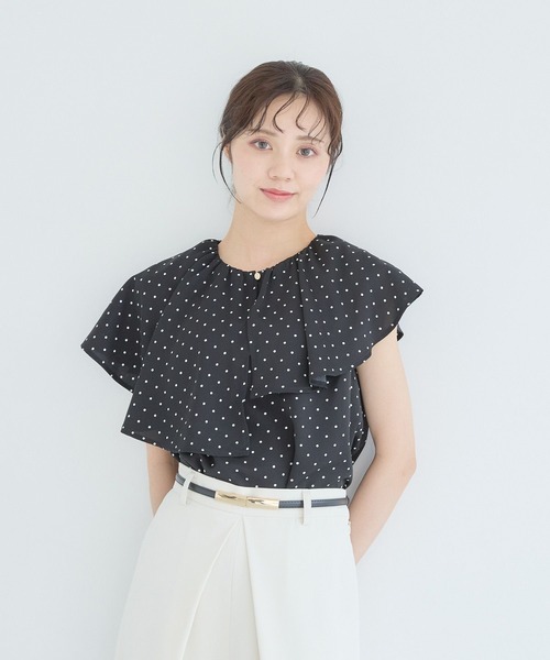 ブラウス シャツ アシメフリルブラウス577651 レディース Andemiu ブラウス シャツ アシメフリルブラウス577651