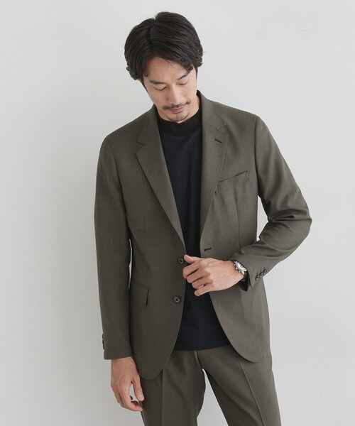 美品 TAKEO KIKUCHI シルク混 シアサッカー テーラードジャケット TAKEO KIKUCHI ジャケット テーラードジャケット 「COOL CITY