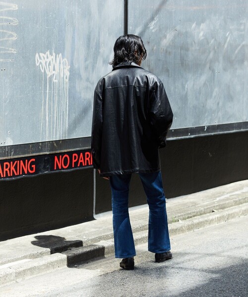 FREAK'S STORE シングルライダースジャケット XL ブラック FREAK'S STORE（フリークスストア） 革ジャン ライダース FREAK'S