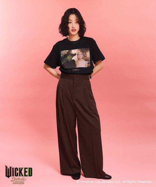 「ADAM ET ROPE'」 半袖Tシャツ M ホワイト系その他 レディース