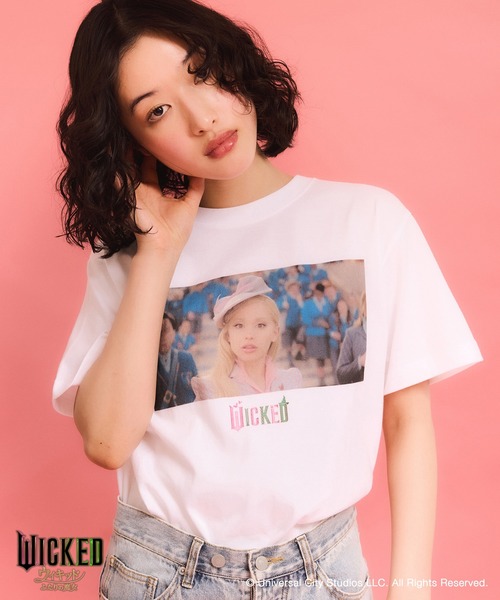 「ADAM ET ROPE'」 半袖Tシャツ M ホワイト系その他 レディース