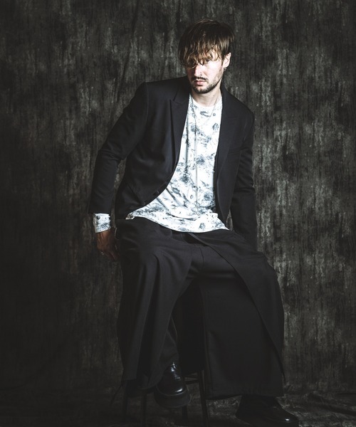 ジャケット テーラードジャケット 「NO ID.」Layered Short Jacket / レイヤード ショート ジャケット メンズの画像